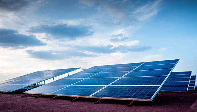 Suministro centralizado de calor con energía solar